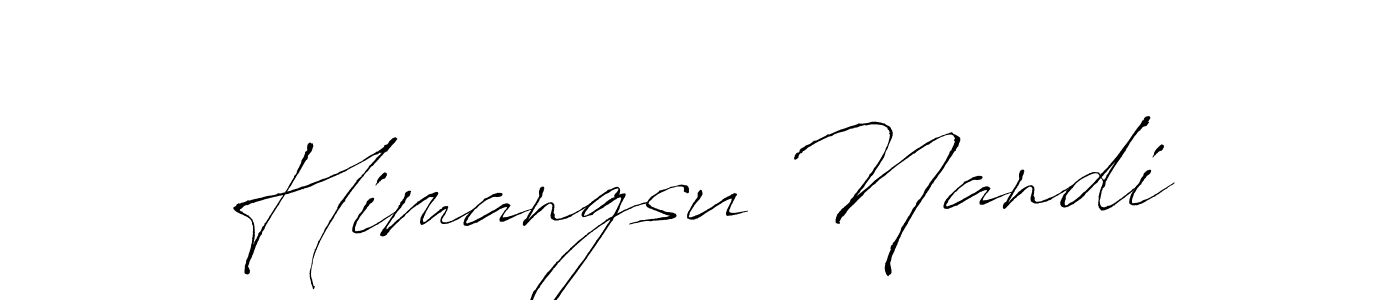 How to make Himangsu Nandi name signature. Use Antro_Vectra style for creating short signs online. This is the latest handwritten sign. Himangsu Nandi signature style 6 images and pictures png